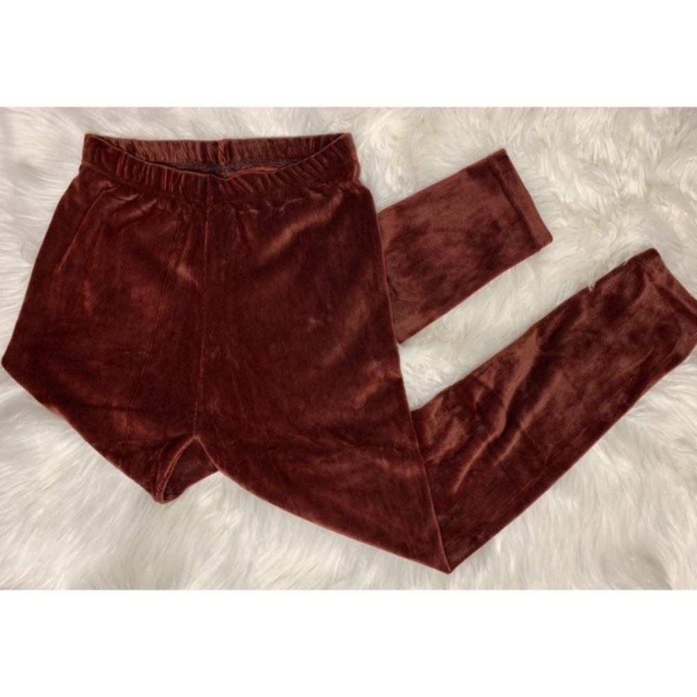 NWOT red/brown sweatpants